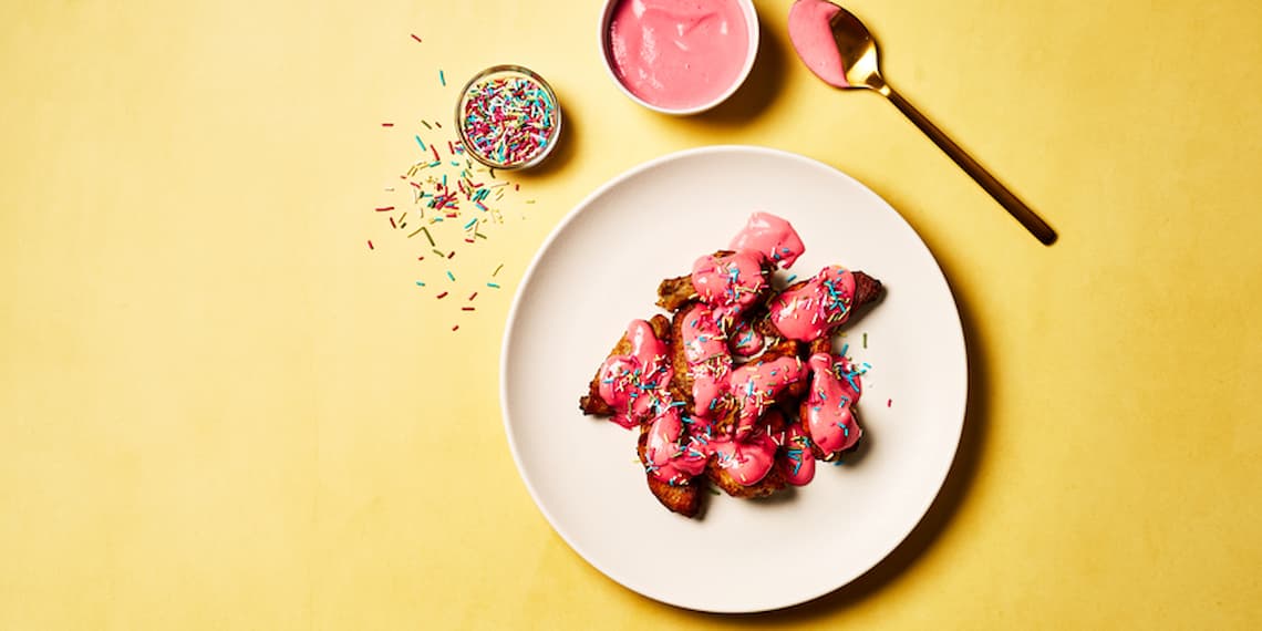 Kariniemen paahdettu siipi Homers pink donut9939