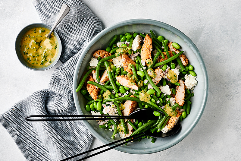 Meal, chicken salad 