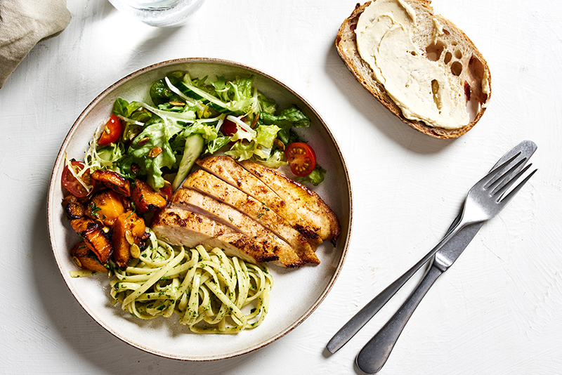 Healthy and tasty food