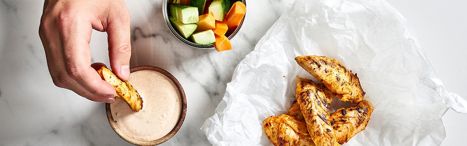 Food moments, dipping